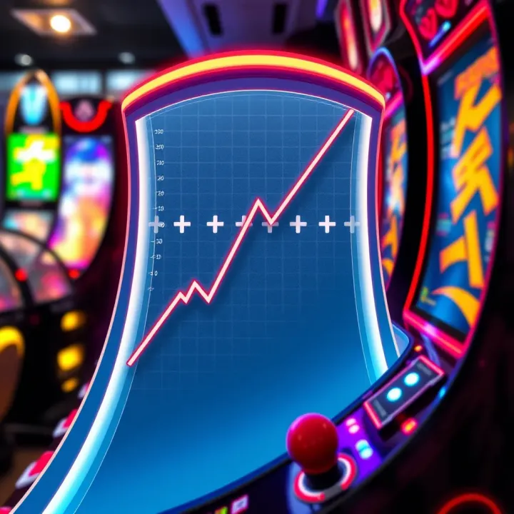 Graphical representation of a crash game multiplier rising quickly before crashing