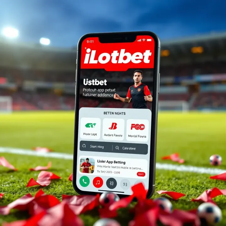 Modern layout of the latest Ilotbet mobile app displaying easy navigation and enhanced betting experience