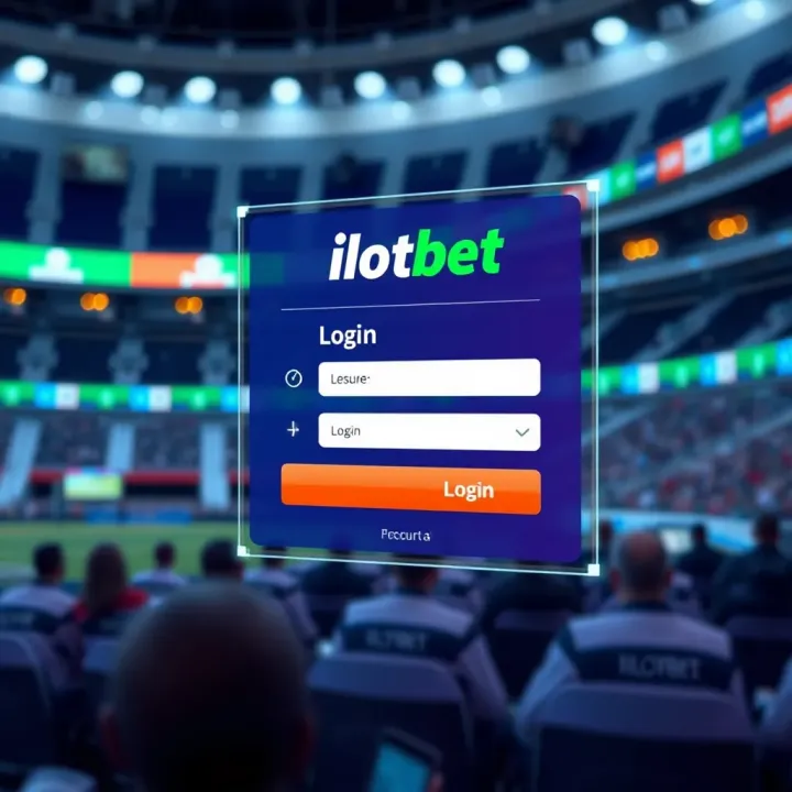 Secure login interface for accessing Ilotbet Nigeria platform