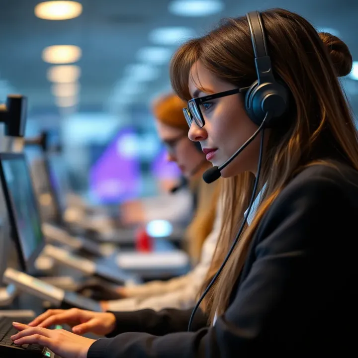 Customer service representative assisting with Ilotbet account recovery via headset