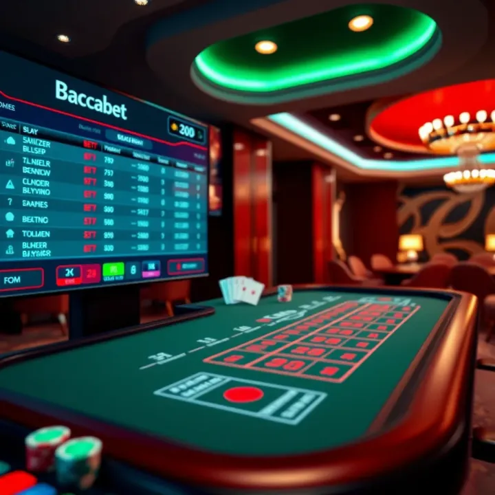 Online baccarat game interface on Ilotbet platform showing betting options and game table