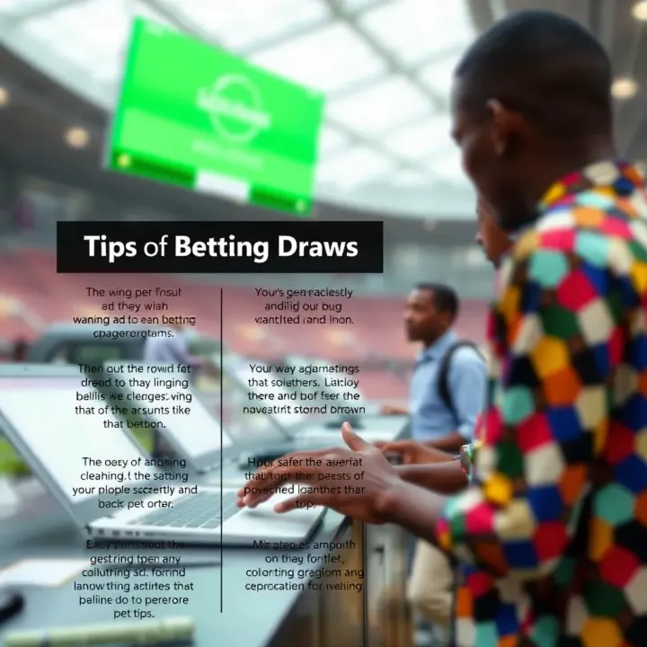 Graphic depicting common challenges in online betting draws with tips for Nigerian users