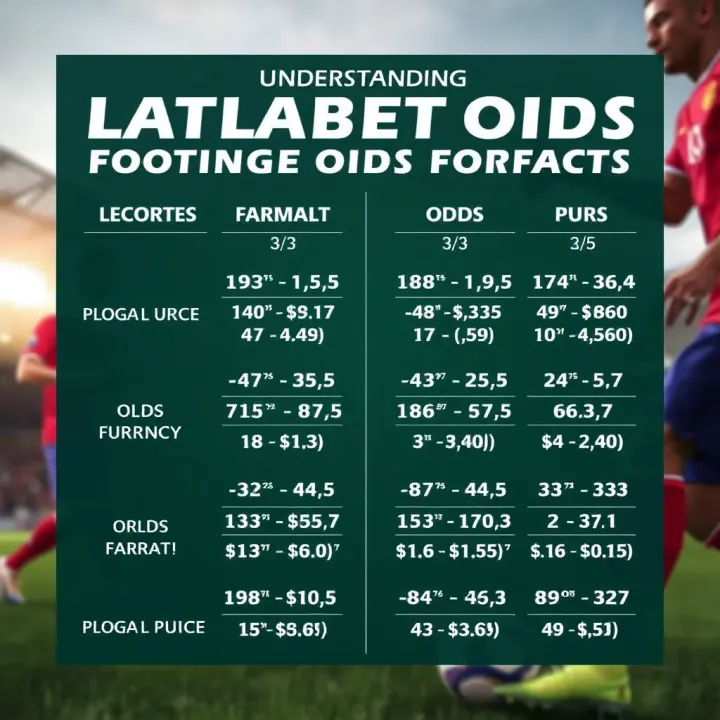 Graphic showing different types of football betting odds and their formats in Nigerian currency