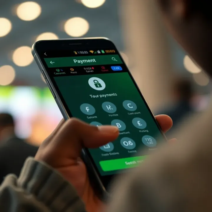 Secure payment interface with Nigerian currency symbols on Ilotbet mobile platform