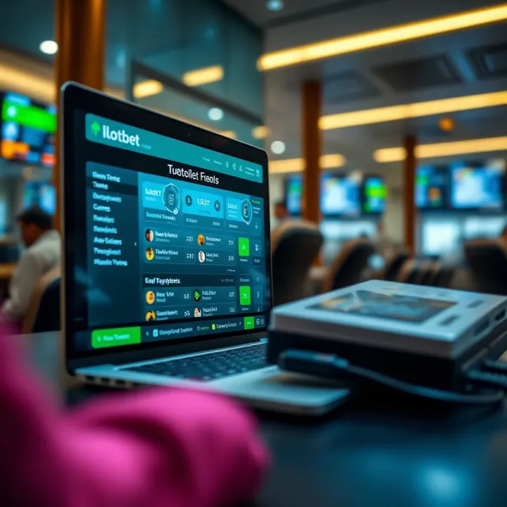 Digital interface showcasing Ilotbet platform features for seamless financial transactions