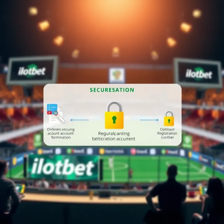 Security and Compliance in Ilotbet Registration Diagram of a secure online betting account setup highlighting compliance with Nigerian regulations