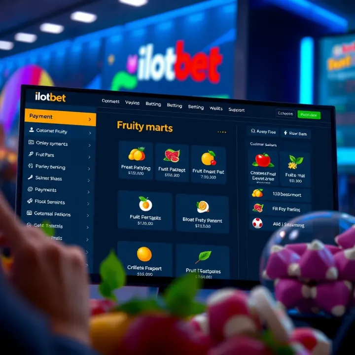 Secure online betting platform interface showing payment options and customer support features