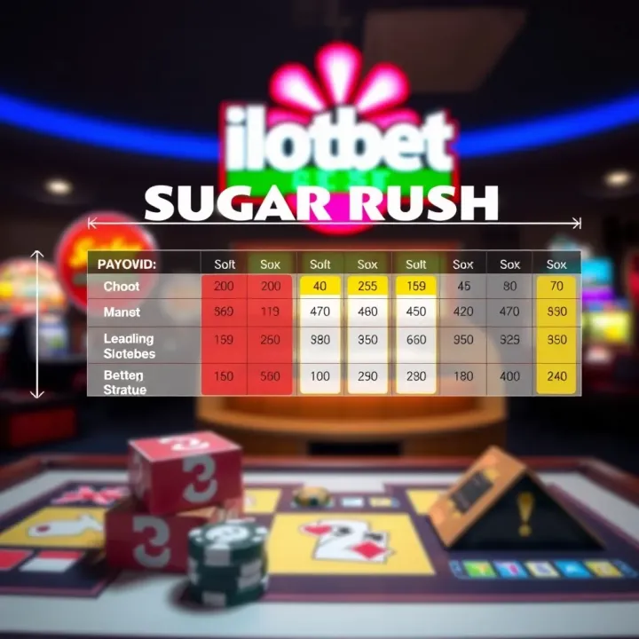 Graph illustrating payout structure and betting strategies for Ilotbet Sugar Rush