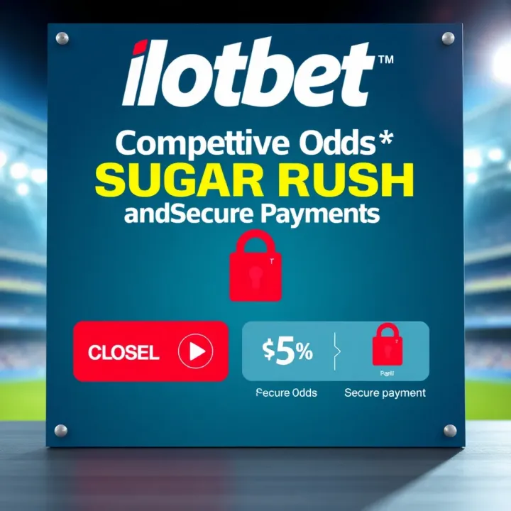 Promotional banner showcasing competitive odds and secure payment options on ilotbet