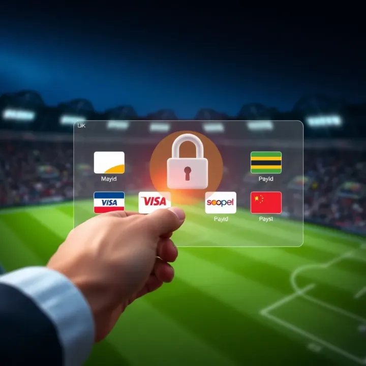 Illustration of a secure online payment transaction highlighting multiple payment methods supported by Ilotbet UK