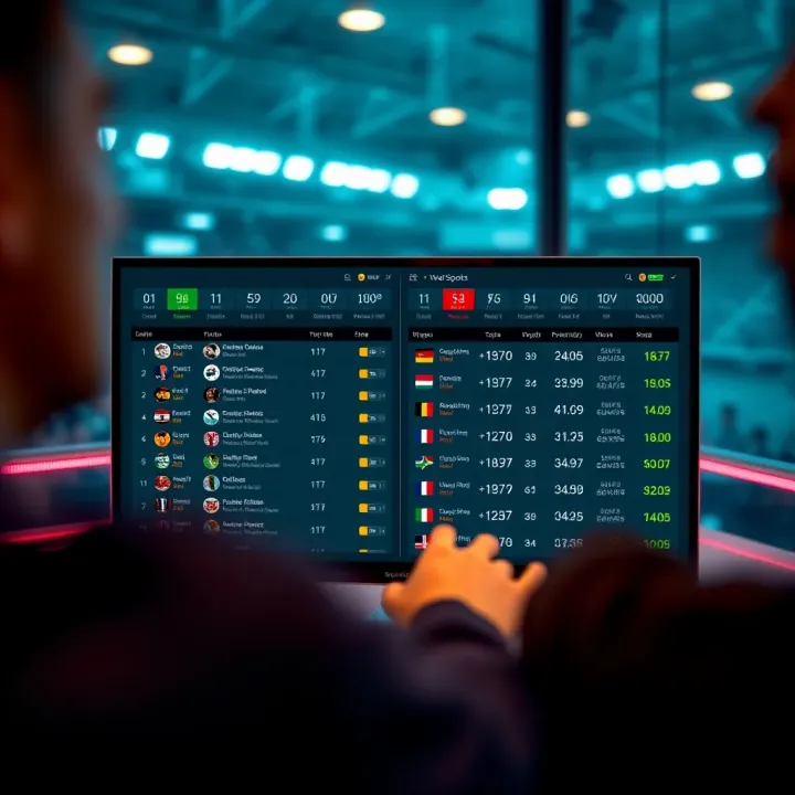 Interface of Ilotbet Virtual Web Viewer displaying live virtual sports betting options and odds