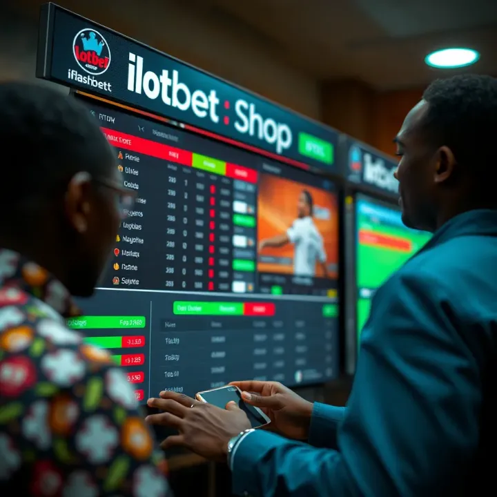Online Betting Experience at Ilotbet Shop User interface showcasing online betting options and secure transactions at Ilotbet Shop