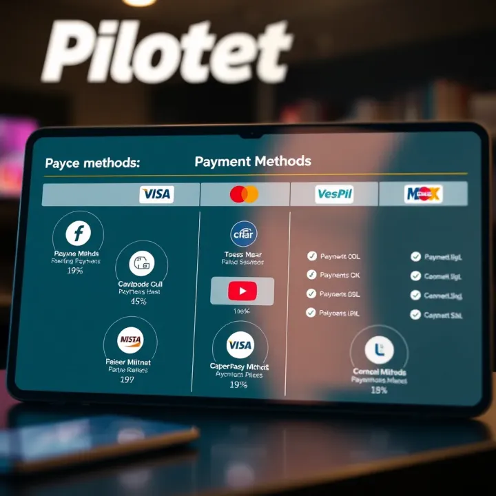 Illustration of secure online payment methods available for Nigerian bettors on Pilotbet
