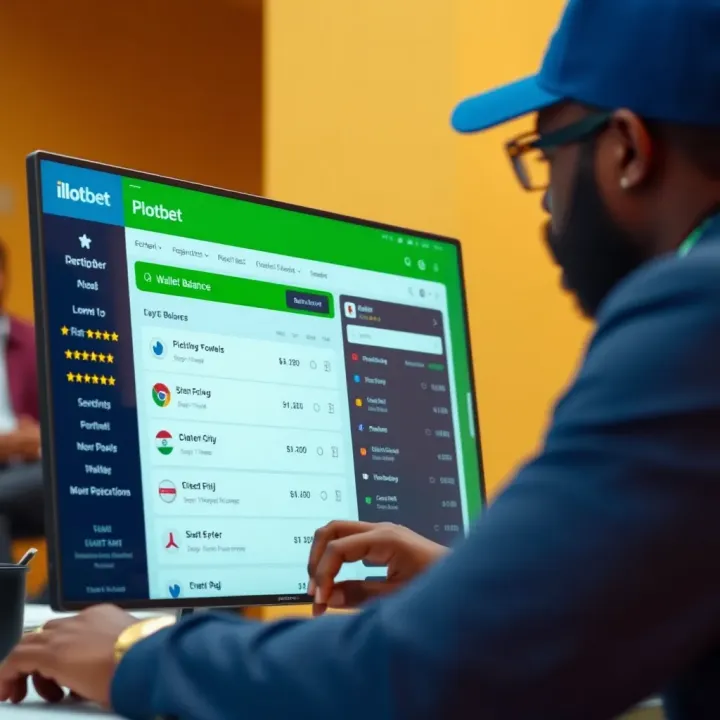 Placing Bets and Managing Funds on Ilotbet Screen showing betting options and wallet balance on Ilotbet platform