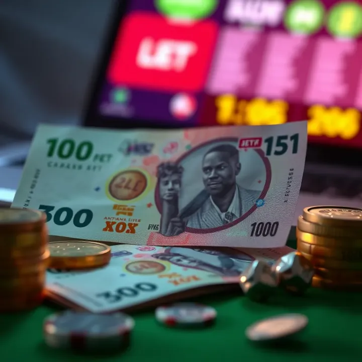 Visual representation of Nigerian currency and digital betting icons highlighting risk-free play