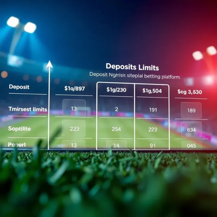 Comparative Analysis of Deposit Limits on Nigerian Betting Sites Comparison chart of deposit limits across popular Nigerian betting platforms