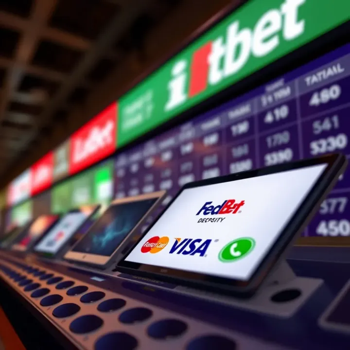 Illustration showing secure online payment options for iLotBet in Nigeria