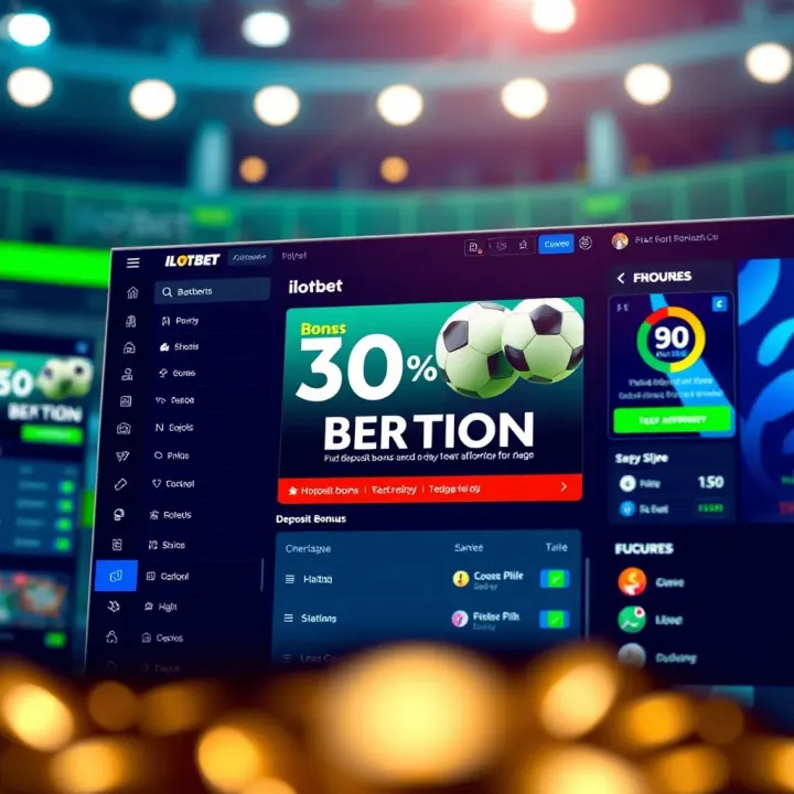 Illustration of a digital betting platform interface highlighting the no deposit bonus feature