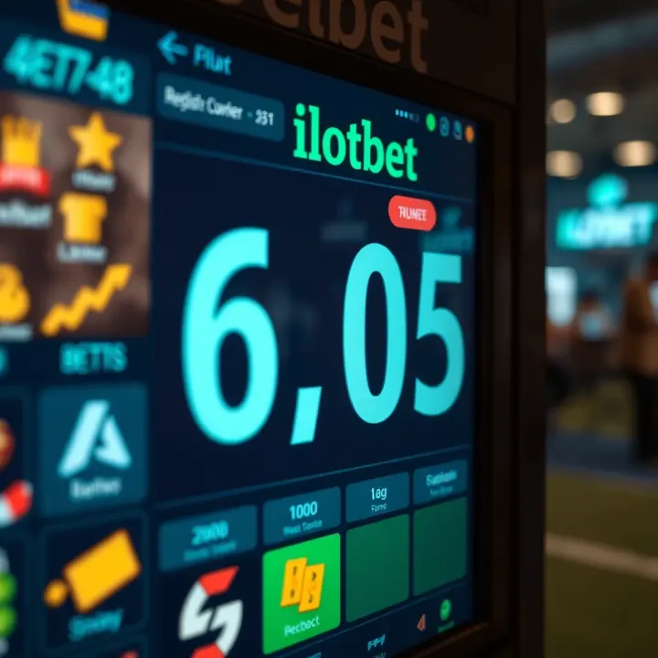 Ilotbet Registration Number Overview Illustration showing the Ilotbet registration number displayed on a digital screen with betting icons
