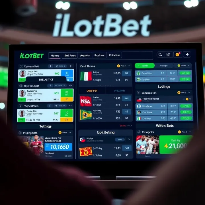 Ilotbet betting platform interface showing various bet types and odds for Nigerian users